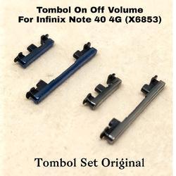TOMBOL LUAR POWER ON OFF + VOLUME INFINIX NOTE 40 4g / X6853 COD tombol Tombol Luar Power On Off + V