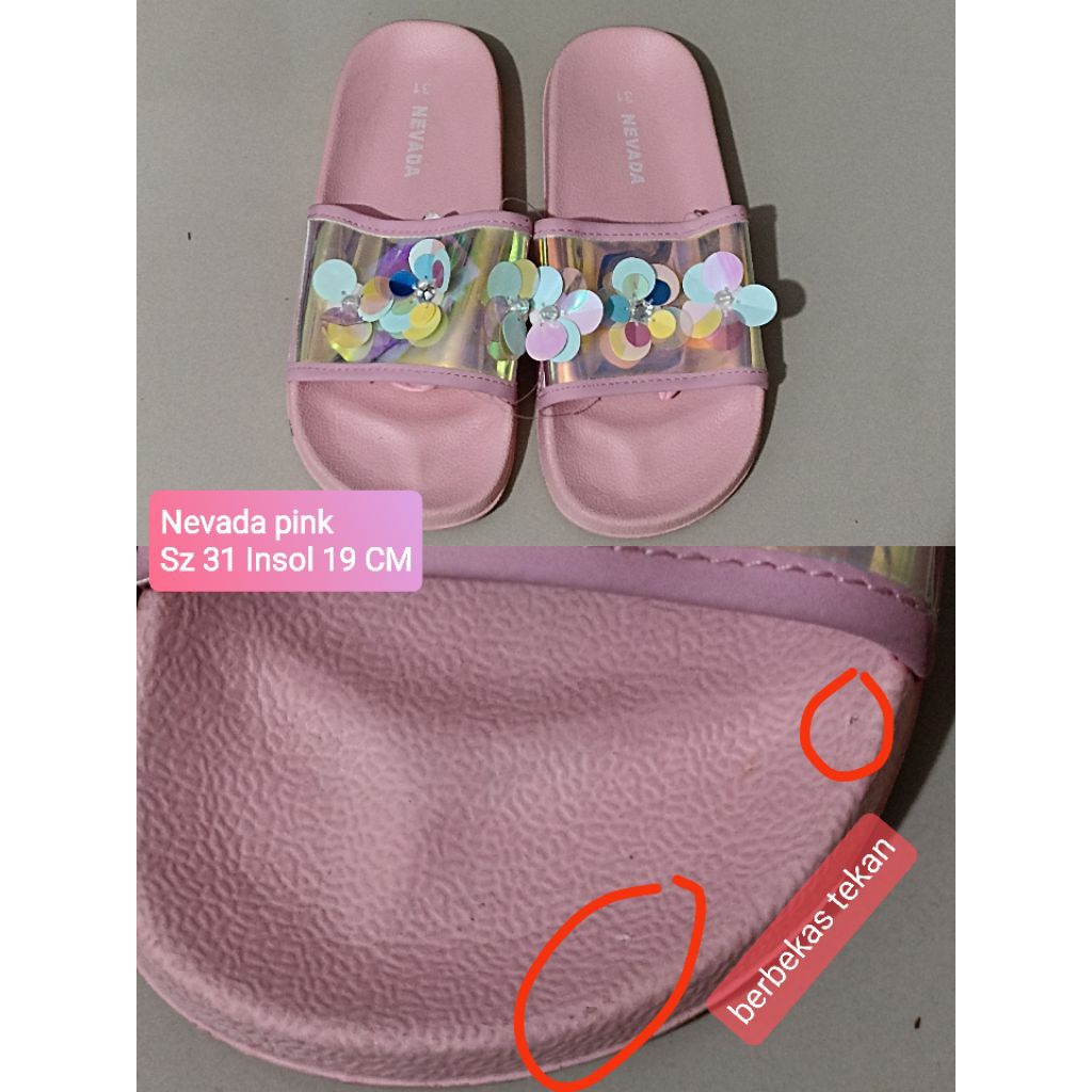 [SALE DEFECT] SANDAL ANAK PEREMPUAN PYLON RINGAN || SANDAL ANTI BEBAN ANAK WANITA NEVADA