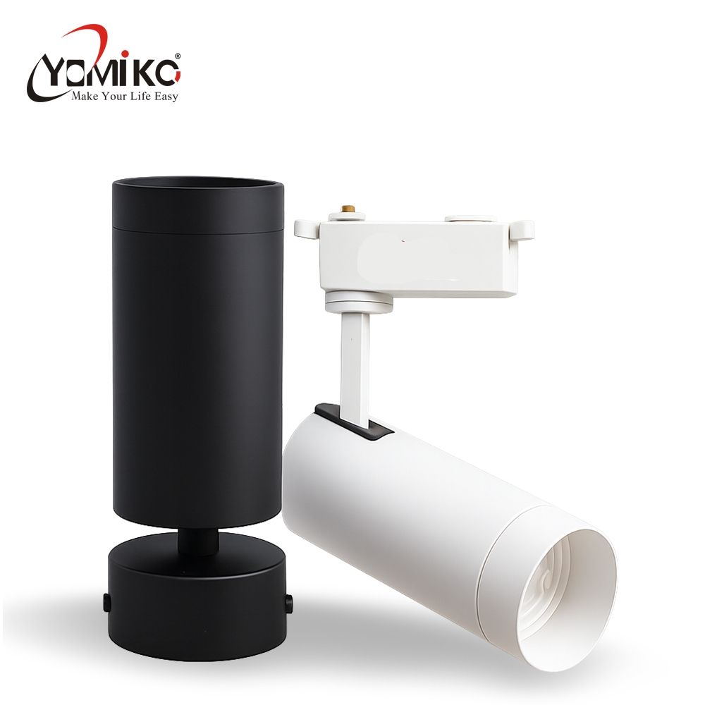 YOMIKO Kap Spotlight Lurus G5.3 / Lampu Sorot Track Rell Lurus