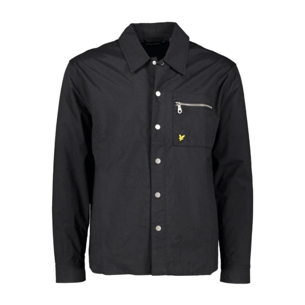 Lyle&Scott Nylon Overshirt Jacket Black Original 100%