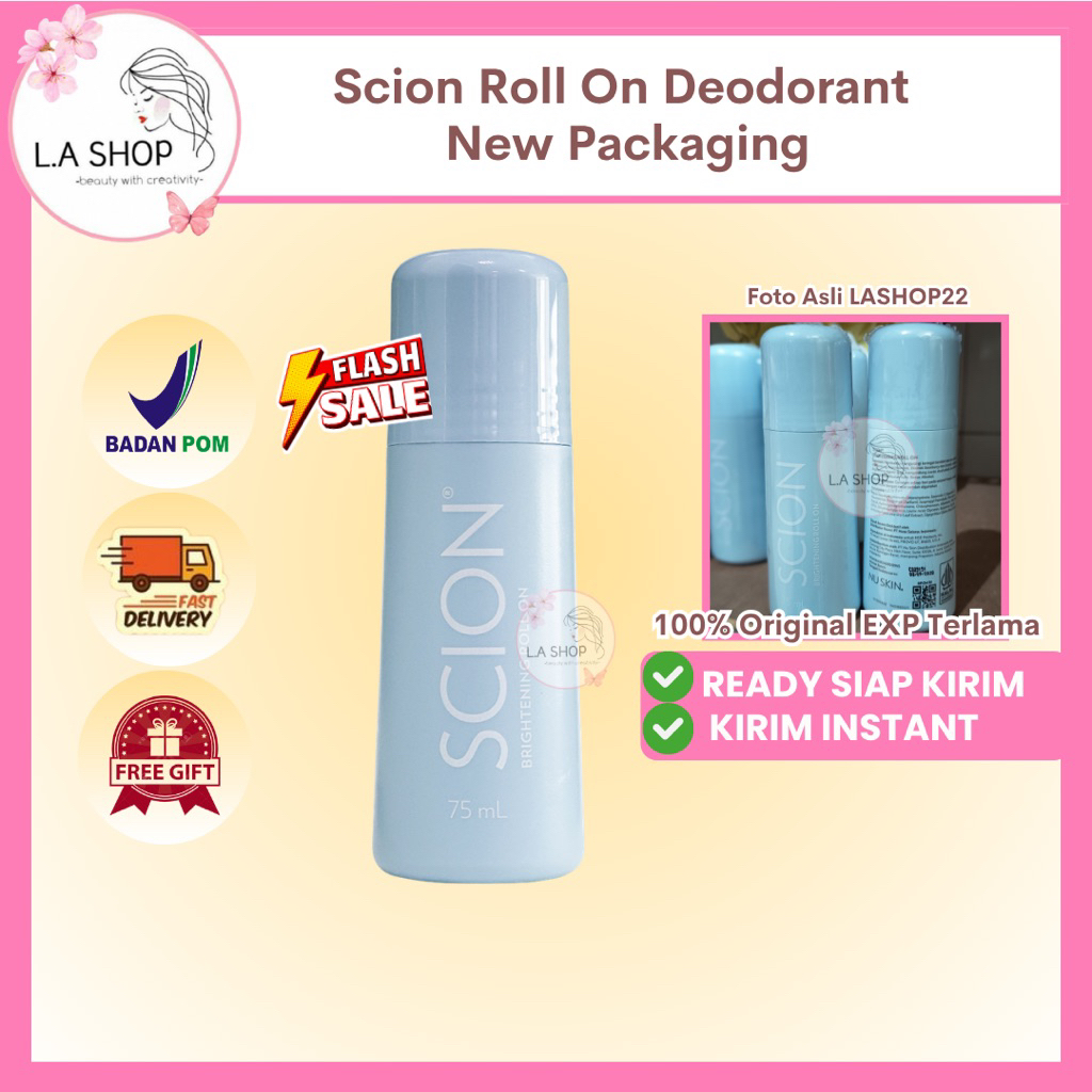 Scion Roll On Deodoran Anti Keringat New Packaging Exp 2028 Scion Makassar