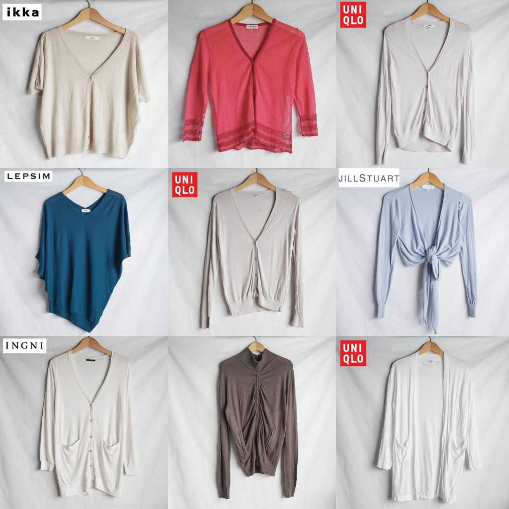 Sweater Rajut Wanita Lengan Panjang Balon Crop