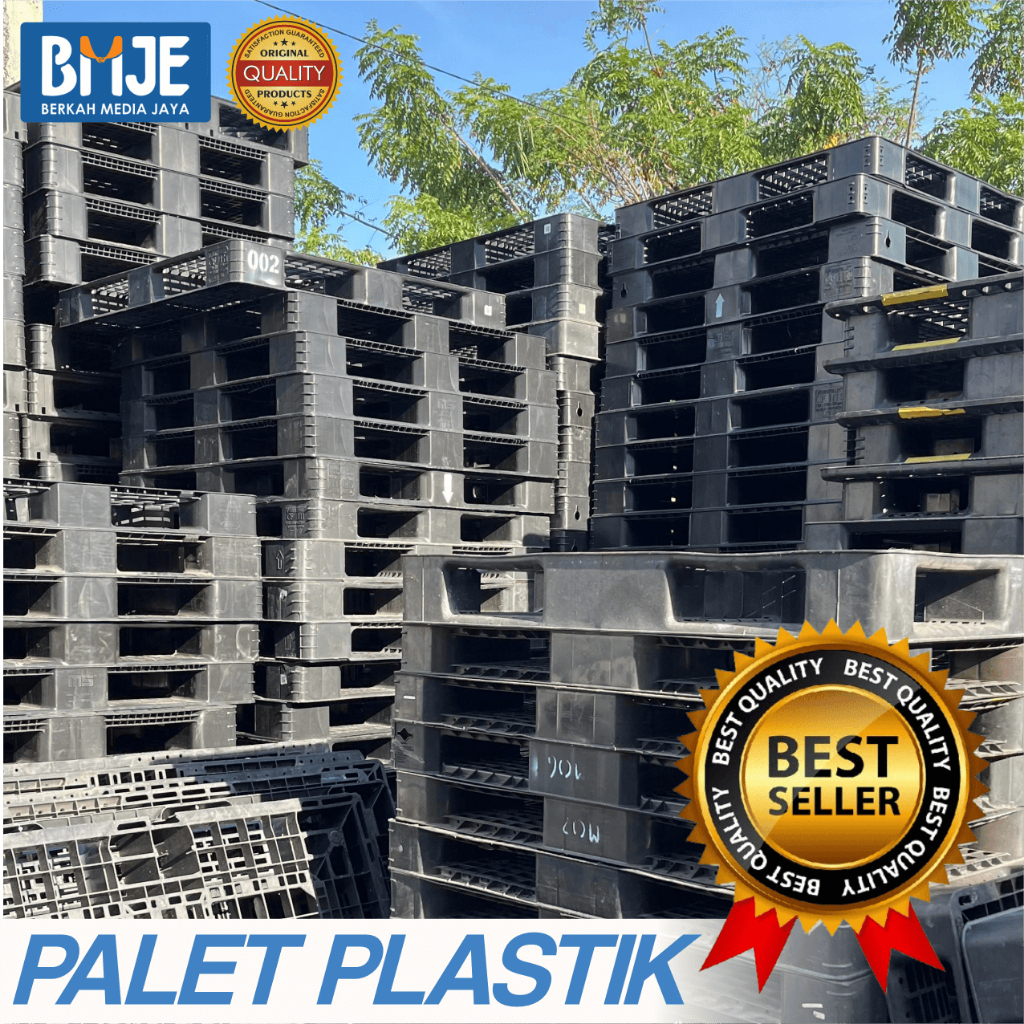 Palet Plastik 110X120X115 Pallet Slat Plastik Alas Tatakan Barang Gudang Beras Baru Bukan Bekas
