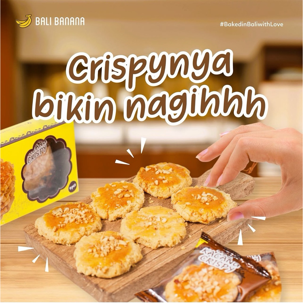 PIE KACANG CRISPY Bali Banana OLEH-OLEH KHAS BALI