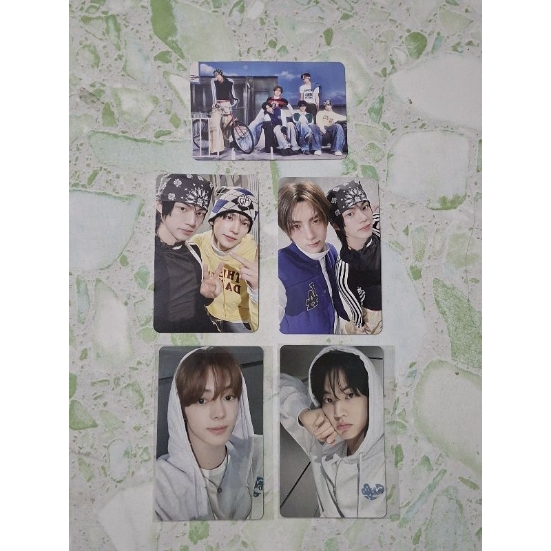 photocard tws shinyu dohoon youngjae hanjin grup