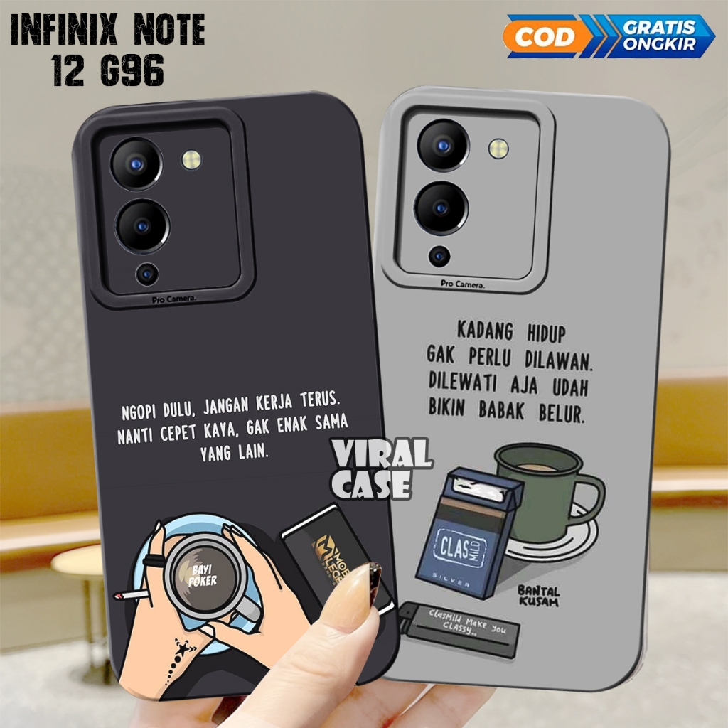 Softcase Pro Camera Case INFINIX NOTE 12 G96 / INFINIX NOTE 12 TURBO 2022 - Silikon Hp Infinix Terba