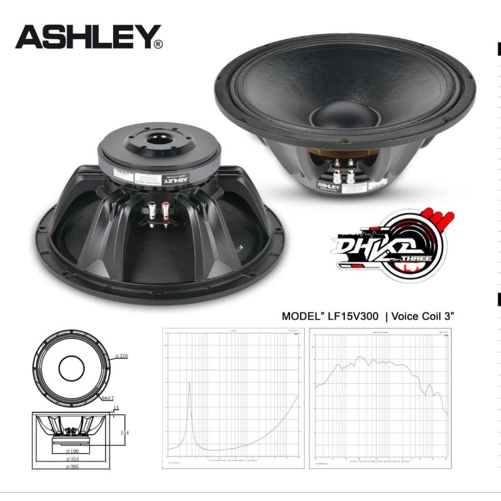 SPEAKER ASHLEY MODEL LF15V300/ Speaker Ashley Model Lf15v300/ speaker ashley model lf15v300