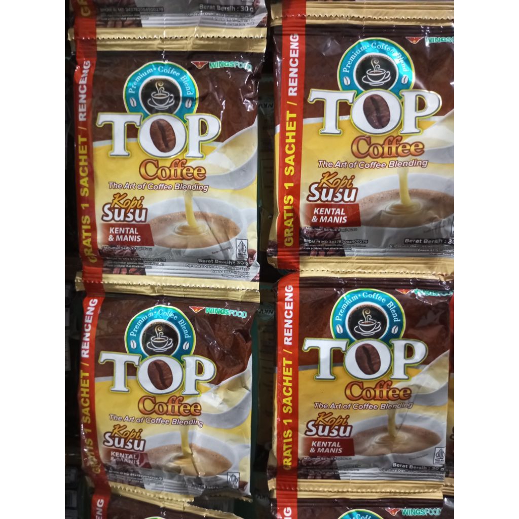 TOP KOPI SUSU ( Kental manis )