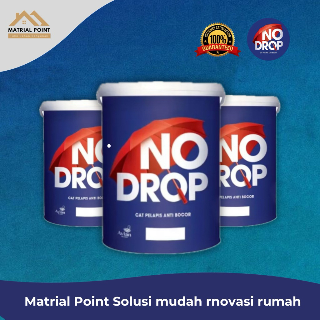 No Drop Cat Pelapis Anti Bocor 1 Kg - Cat Waterproofing Tembok Atap & Dak Beton