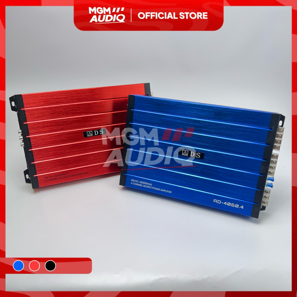 Power Amplifier Mobil ADS AD 4060.4 4 Channel MOSFET 30.000 PMPO - ADS AD 4060