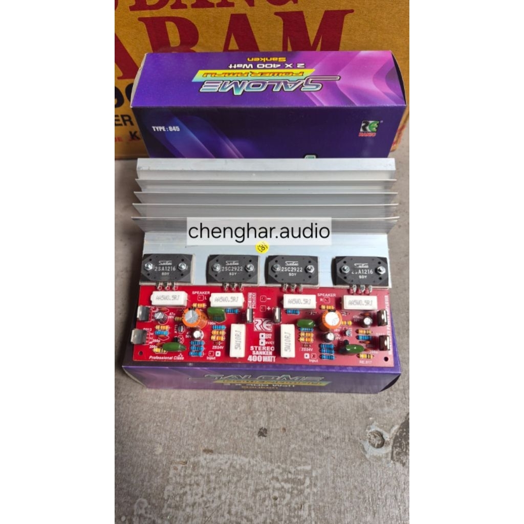GOJEK Kit Power Amplifier Sanken 2x400w Salome Transistor Hanaya **