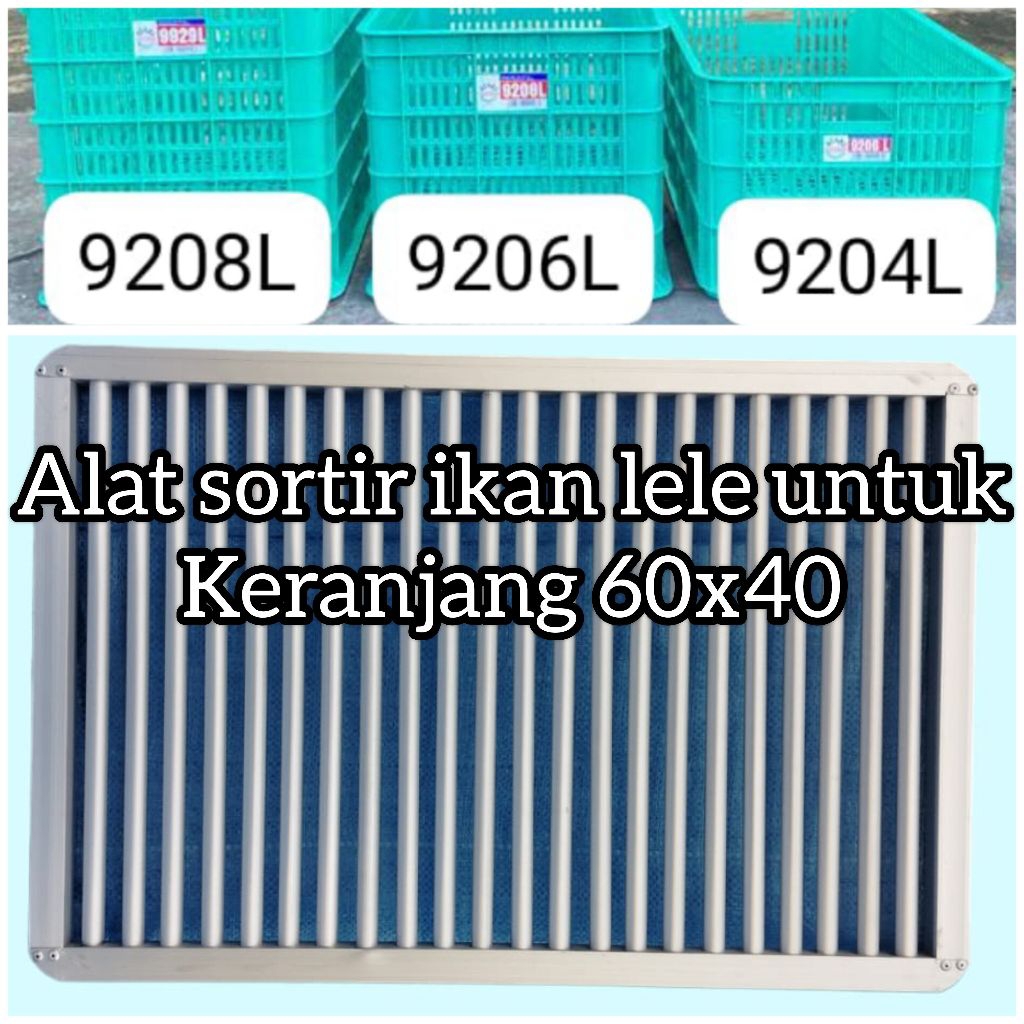 Bak Sortir lele Alat Sortir ikan lele Alumunium Konsumsi pengganti ember sortir lele keranjang blm t