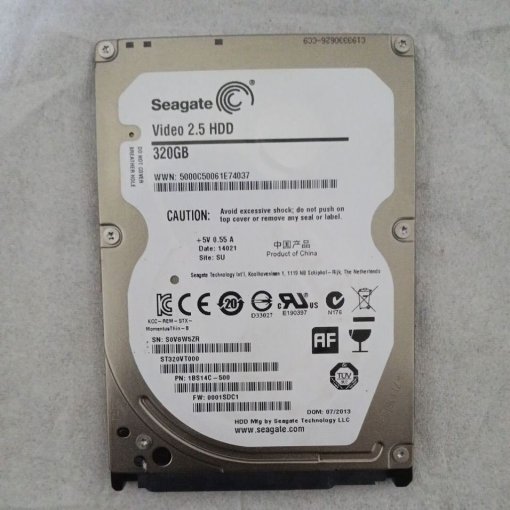hardisk laptop 320gb slim