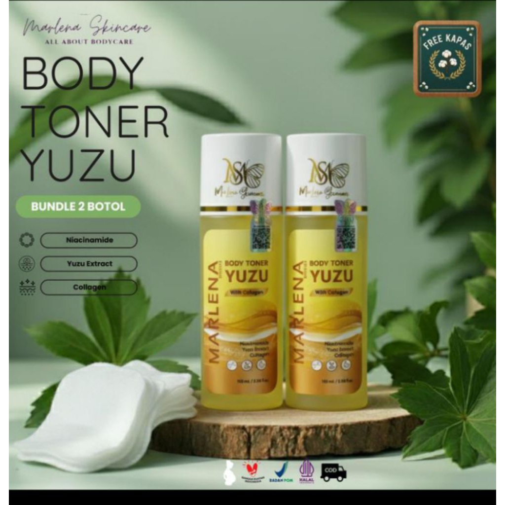 PAKET HEMAT 2 PCS TONER LIME YUZU COLLAGEN PLATINUM..