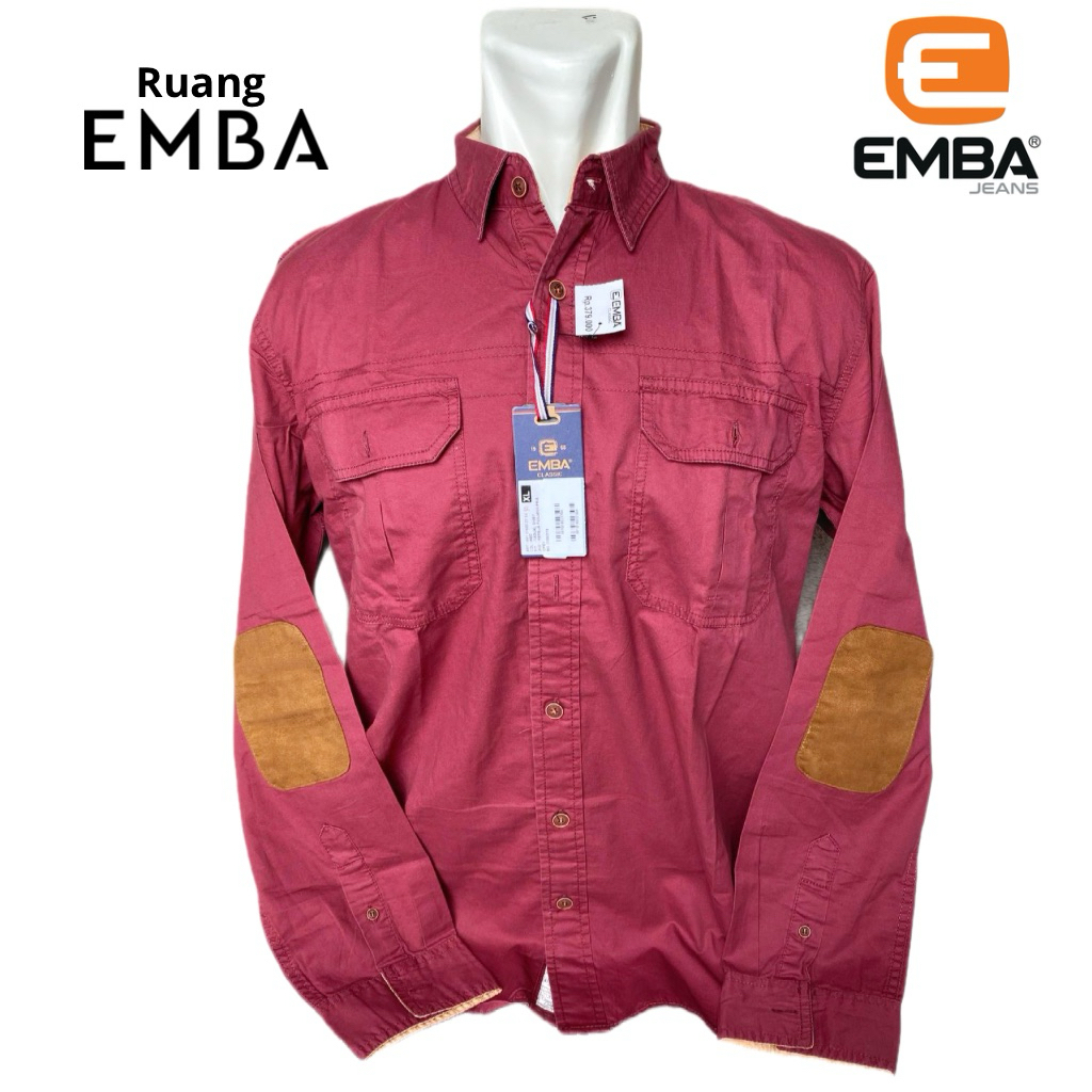 EMBA - Kemeja EMBA Classic Lengan Panjang Size XL