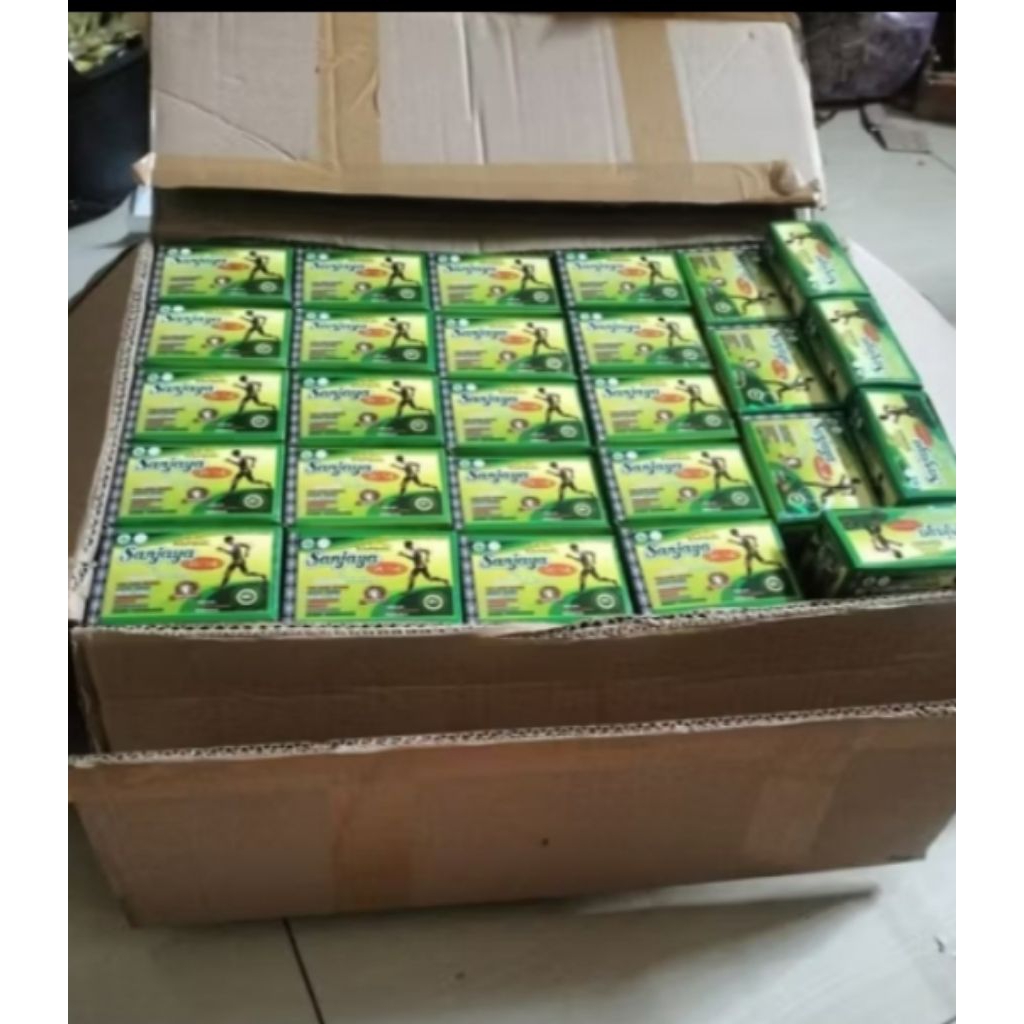 kapsul asam urat pegal -pegal Sanjaya kemasan kotak