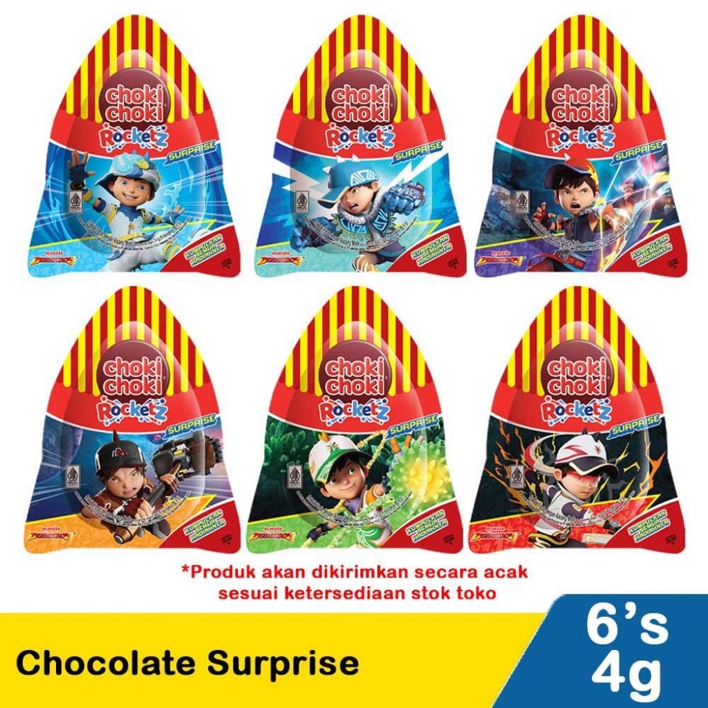 Choki Choki Chocolate Surprise 6x4g