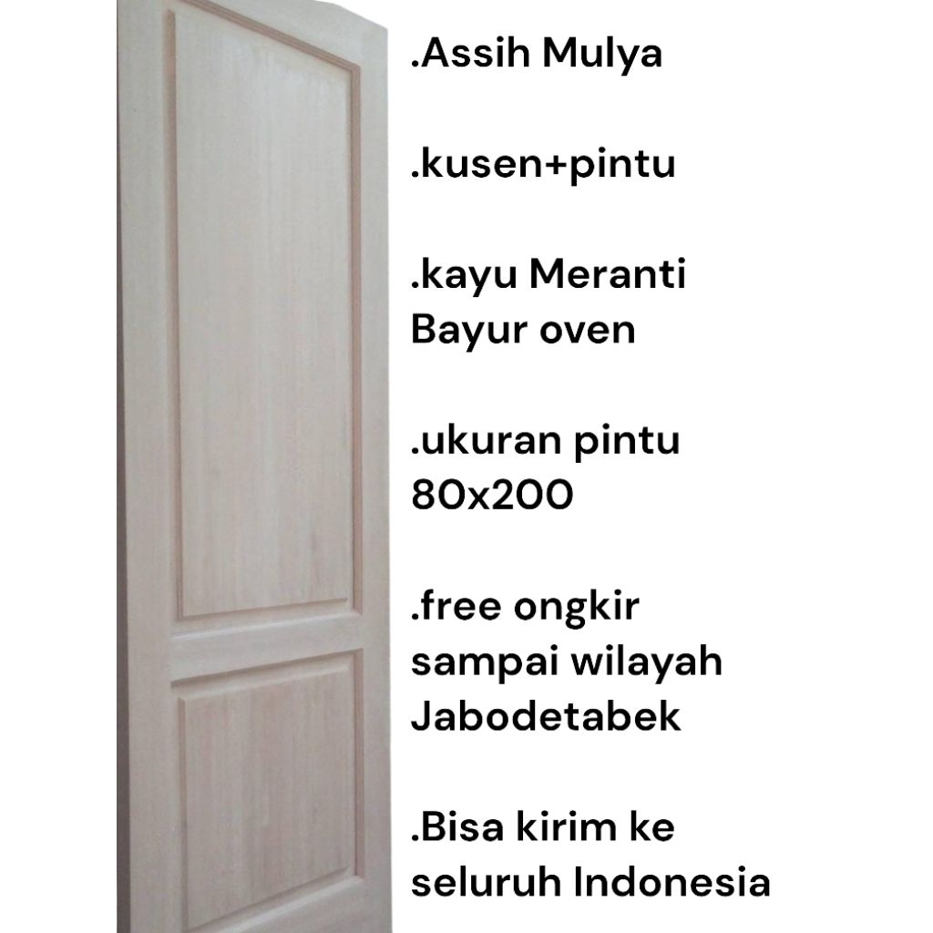 kusen dan pintu kayu Meranti Bayur oven