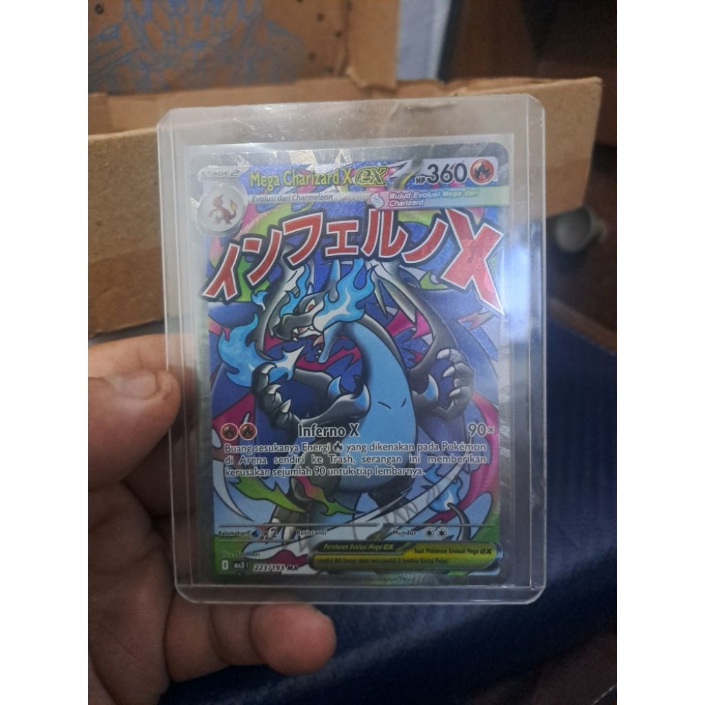 POKE CARD MEGA CHARIZARD X MA