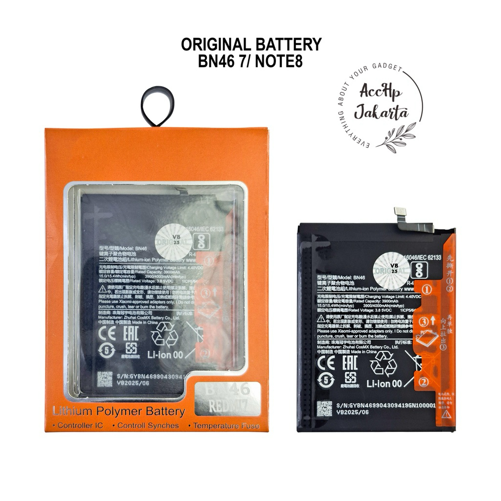 Baterai Batrei Redmi 7 BN46 Batre BN 46 note 8 Redmi 7 Batrai Original 100% DISTRIBUTOR