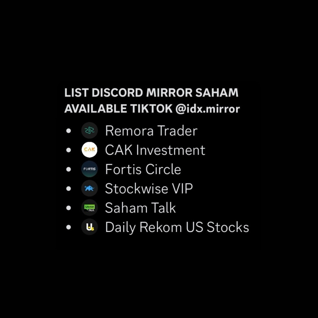 Mirror Kelas Saham | Remora Trader | Cak Invest | Stockwise | Fortis Circle | SahamTalk | Daily Reko