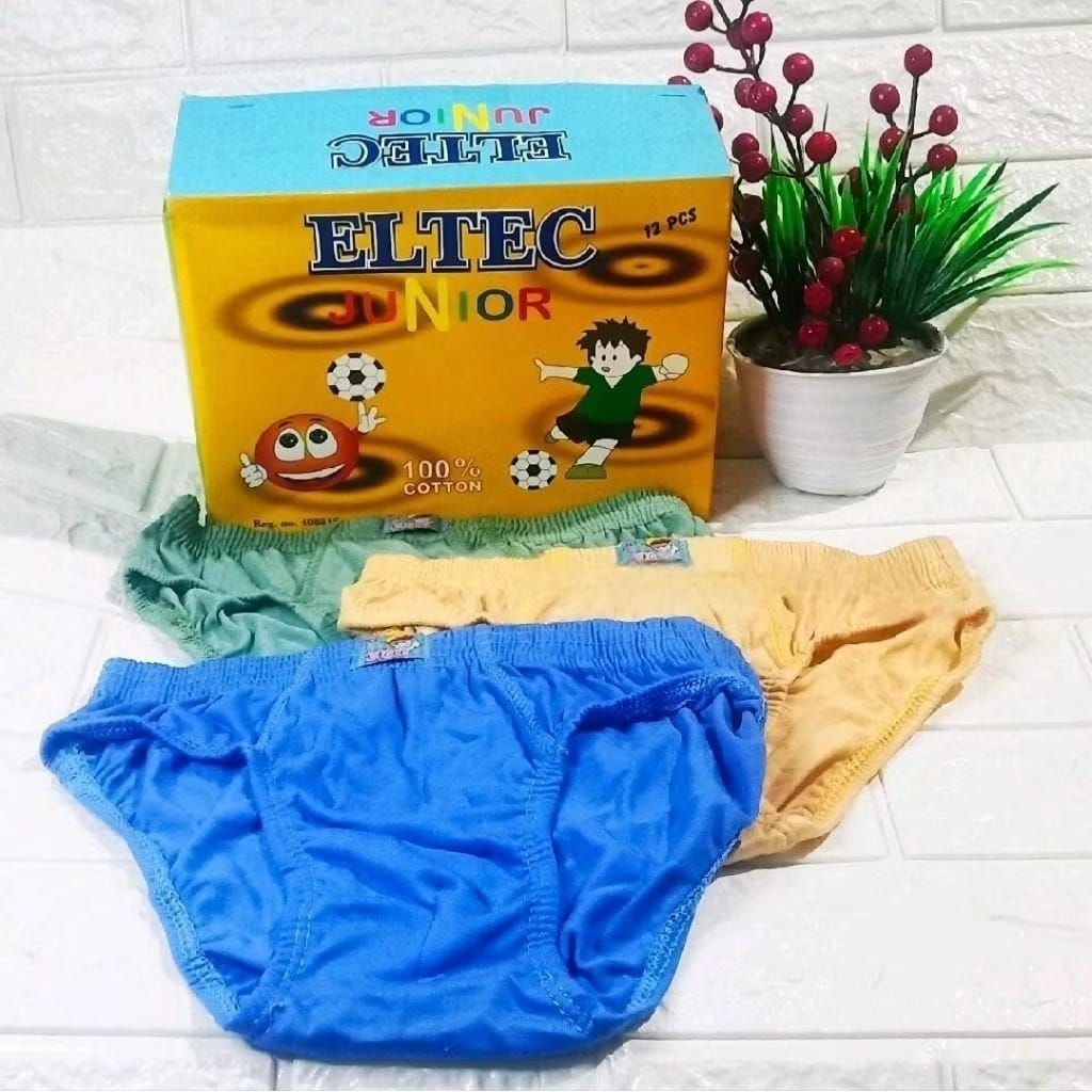 CD08 CELANA DALAM ANAK PREMIUM ( 3 s/d 8 thn) ELTEC JUNIOR Isi 3 pcs