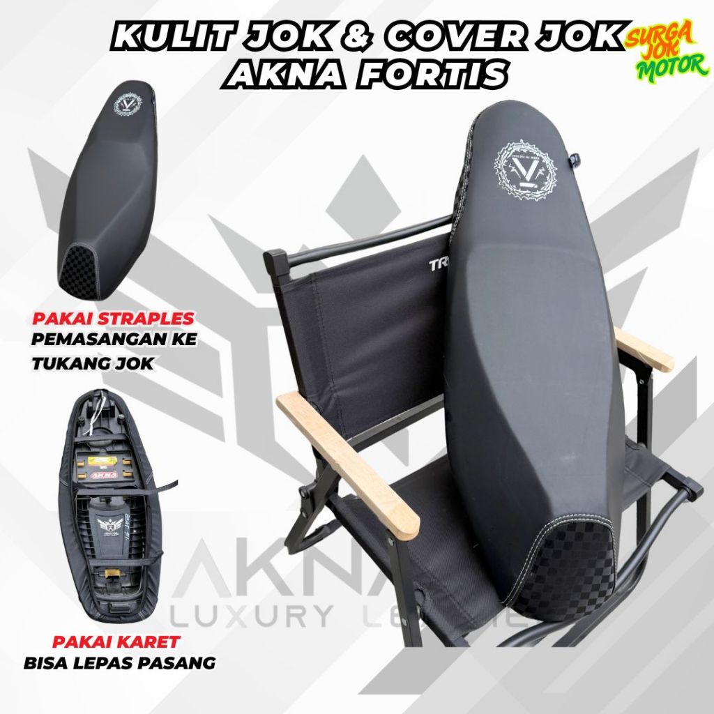 Sarung Jok Kulit Jok motor / Cover Jok Motor Pelindung Jok Motor (PAKAI KARET) Beat, Scoopy, Vario, 