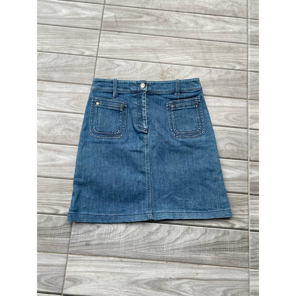 vintage y2k celine skirts denim jeans authentic