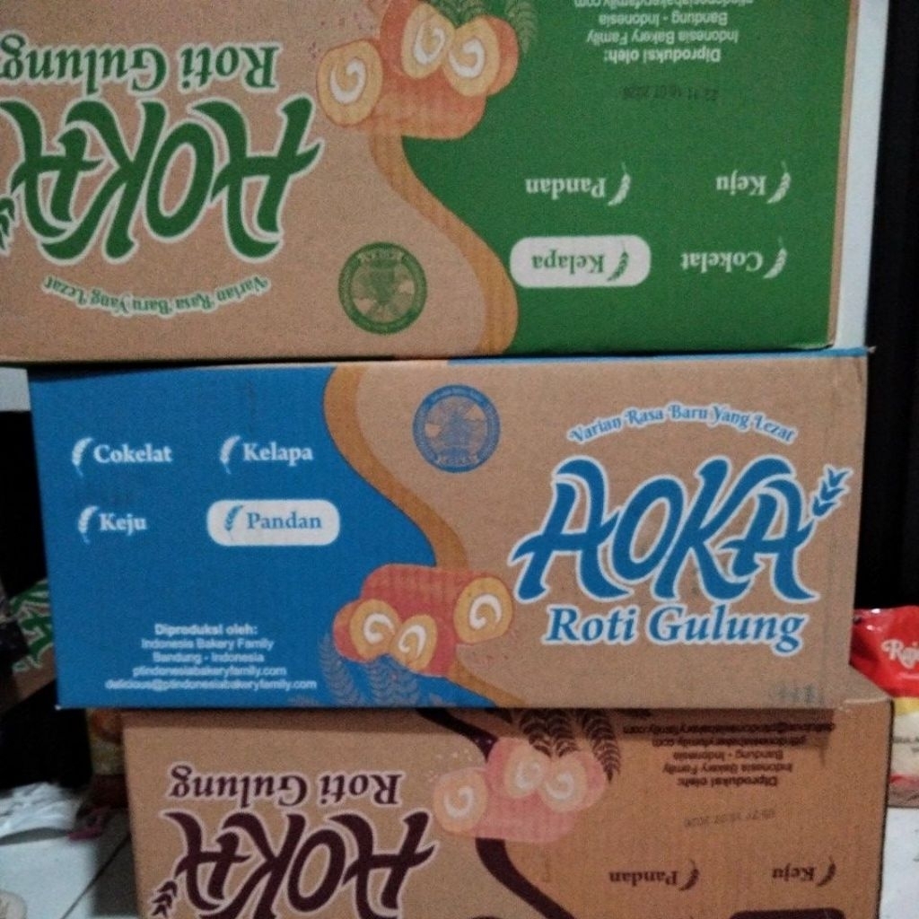 [karton] aoka gulung mini karton/12 pack