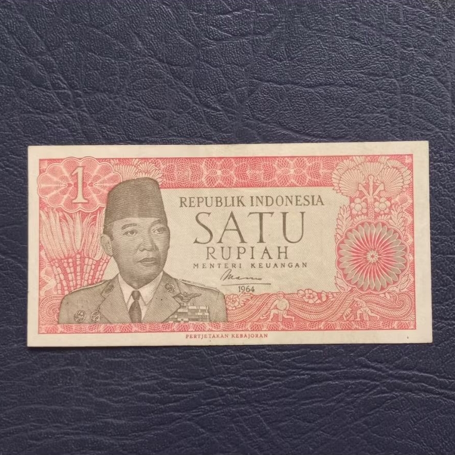 Uang kertas 1 rupiah seri Soekarno tahun 1964