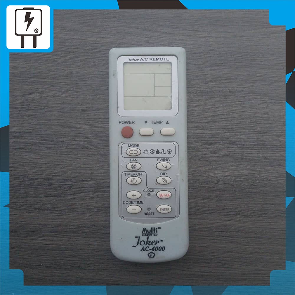Remot AC Universal Joker AC-4000 Remote Controller 1000 In 1 Multi Cina Korea Jepang