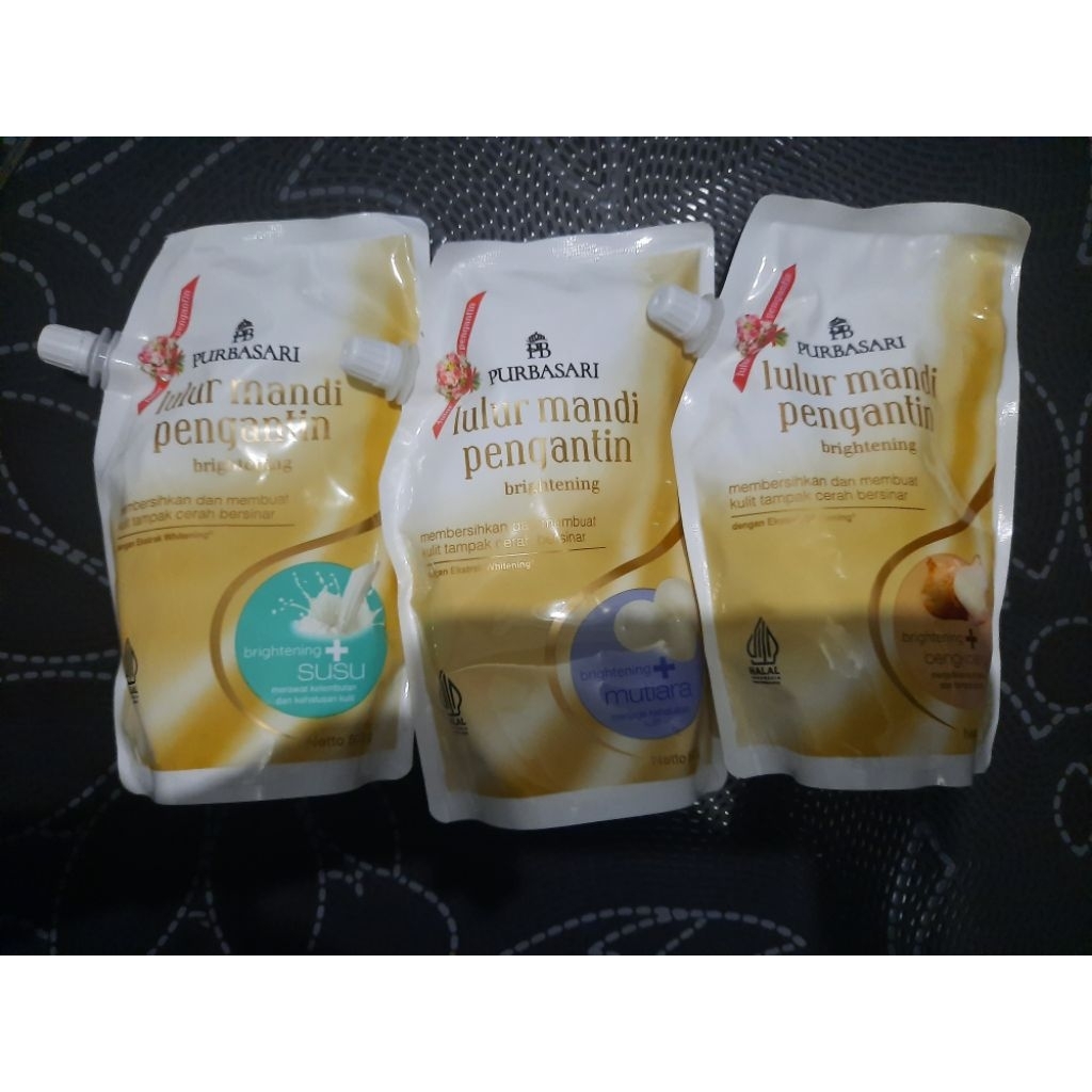 Purbasari Lulur Mandi Pengantin 500 g / Lulur Purbasari / Lulur Mencerahkan / Lulur