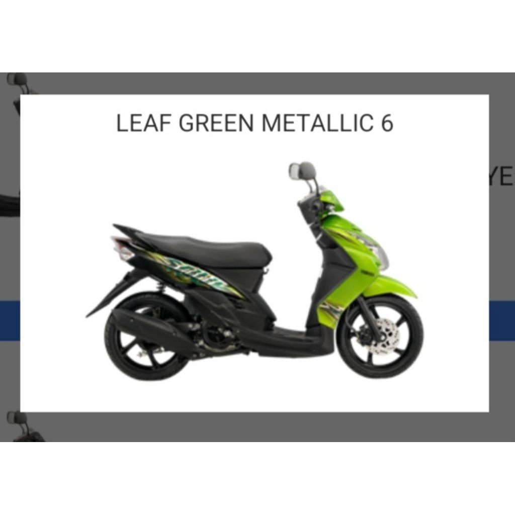 Cover body set Mio Soul lama karbu Hijau Hitam 2011 14D Original YGP