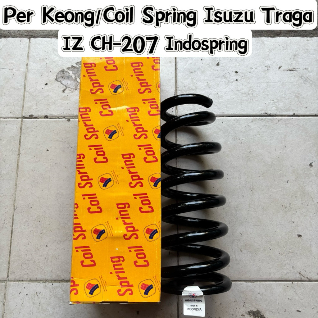 Per Depan Isuzu Traga Indospring IZ CH-207 / Per Keong Traga Indospring / Per Spiral Traga / Pegas K