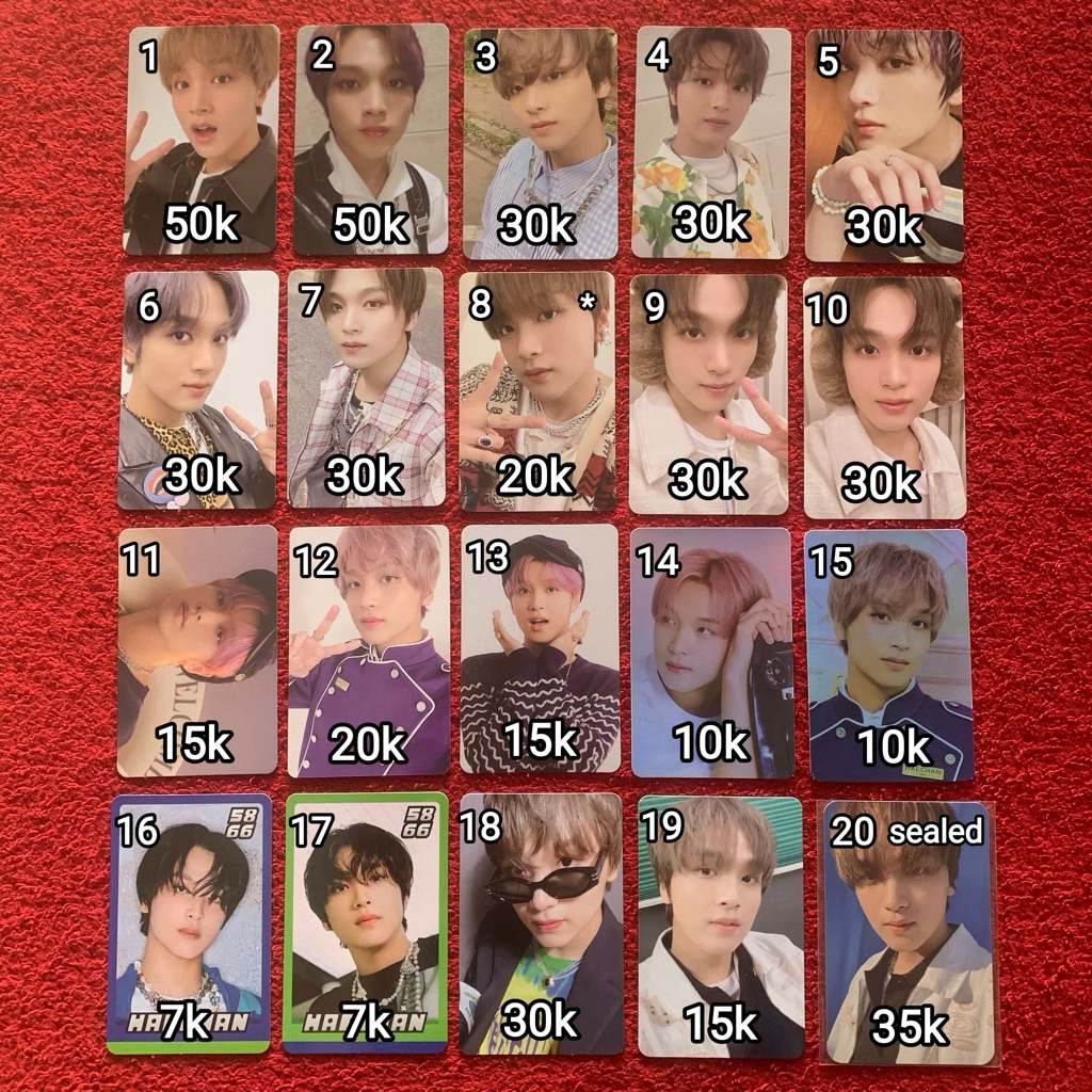 pc photocard official haechan nct u dream 127 superhuman hello future hot sauce resonance pob season