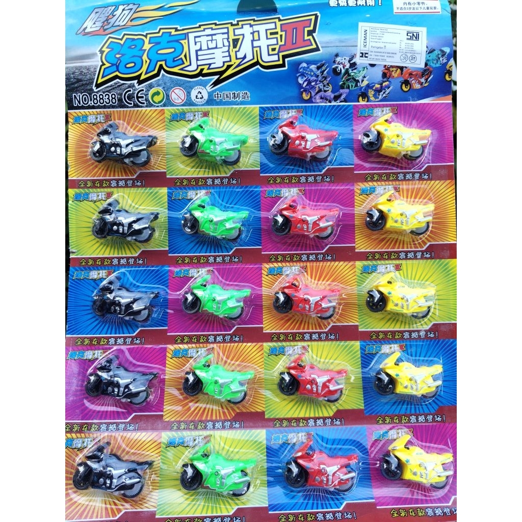 motor spin go / motor balap mini/ star rider / miniatur motor gp / mainan motor