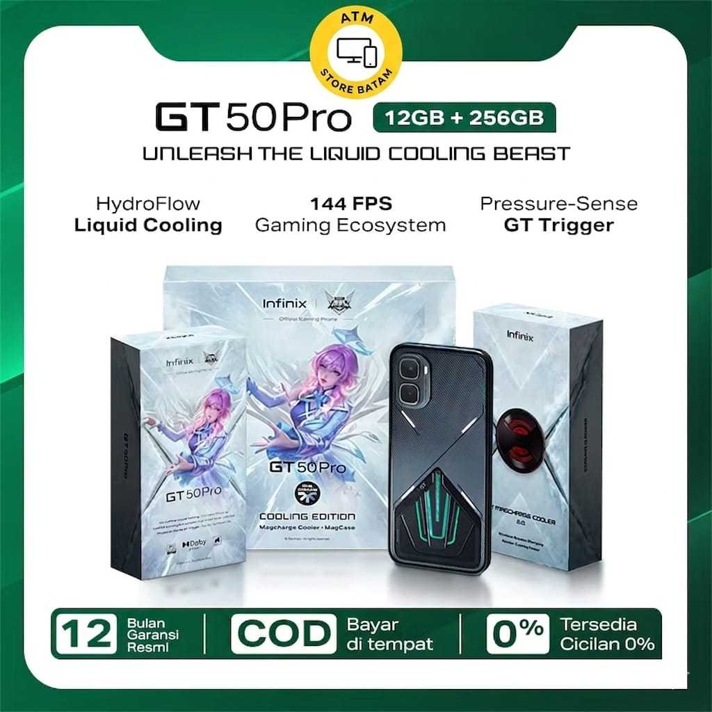 INFINIX GT 50 PRO 12/512 GARANSI RESMI INFINIX