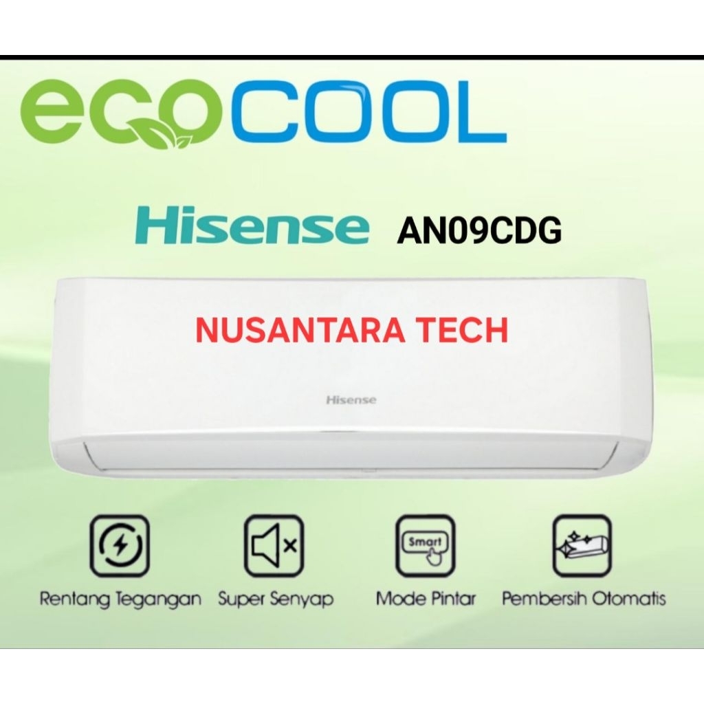 Ac hisense 1 pk standard Gold fin AN 09CDG