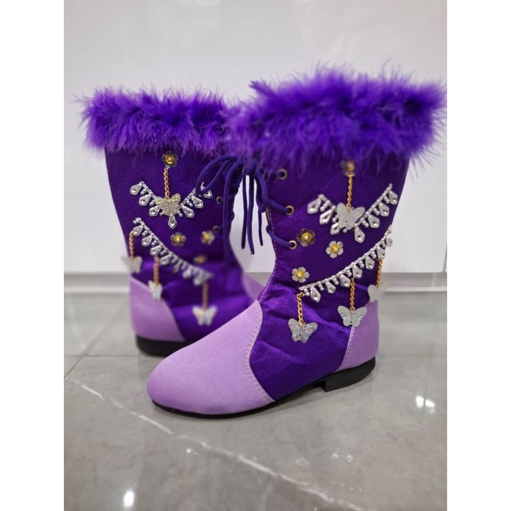 Sepatu Mayoret Ungu Cantik/Sepatu Cewe Mayoret Terbaru