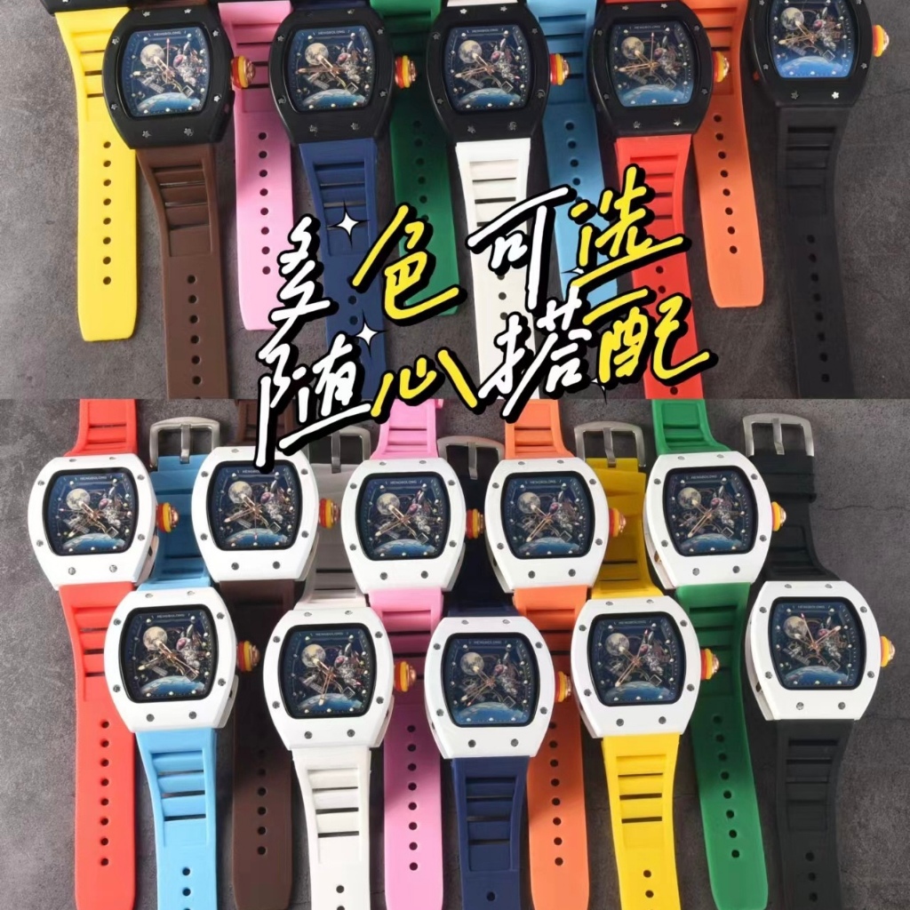 Jam tangan Watch Latest full diamond  Pria cowok Tonneau Wanita watch best-selling Wanita Korean wat