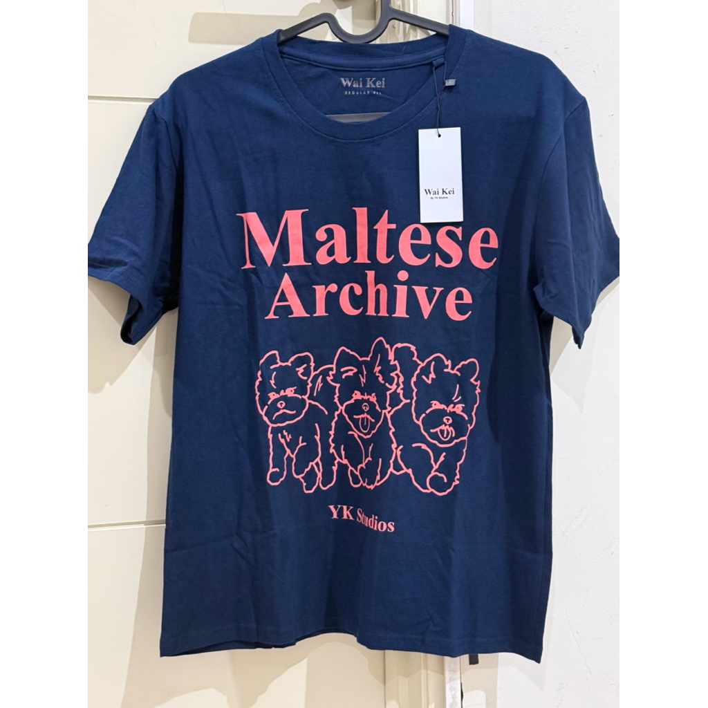 Kaos Maltese Navy by Wai KEI CHN