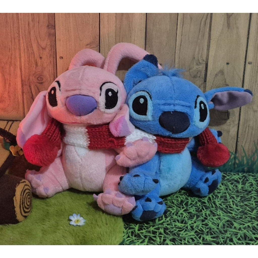 Boneka Stitch Angel Sepasang - 135k