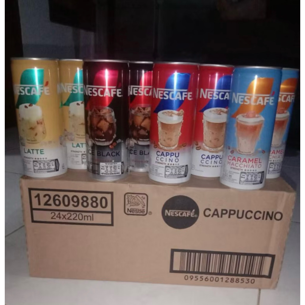 Nescafe kaleng 1 Dus isi 24pcs campur