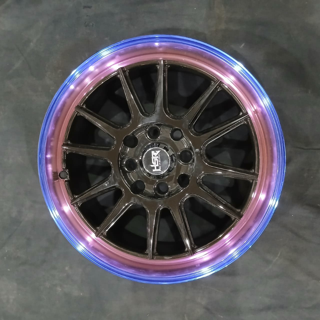 Velg Mobil Honda Brio Ring 15 HSR Baut 4 Pelek Mobil Jazz Mobilio Yaris Agya Kijang Avanza Sigra Dll