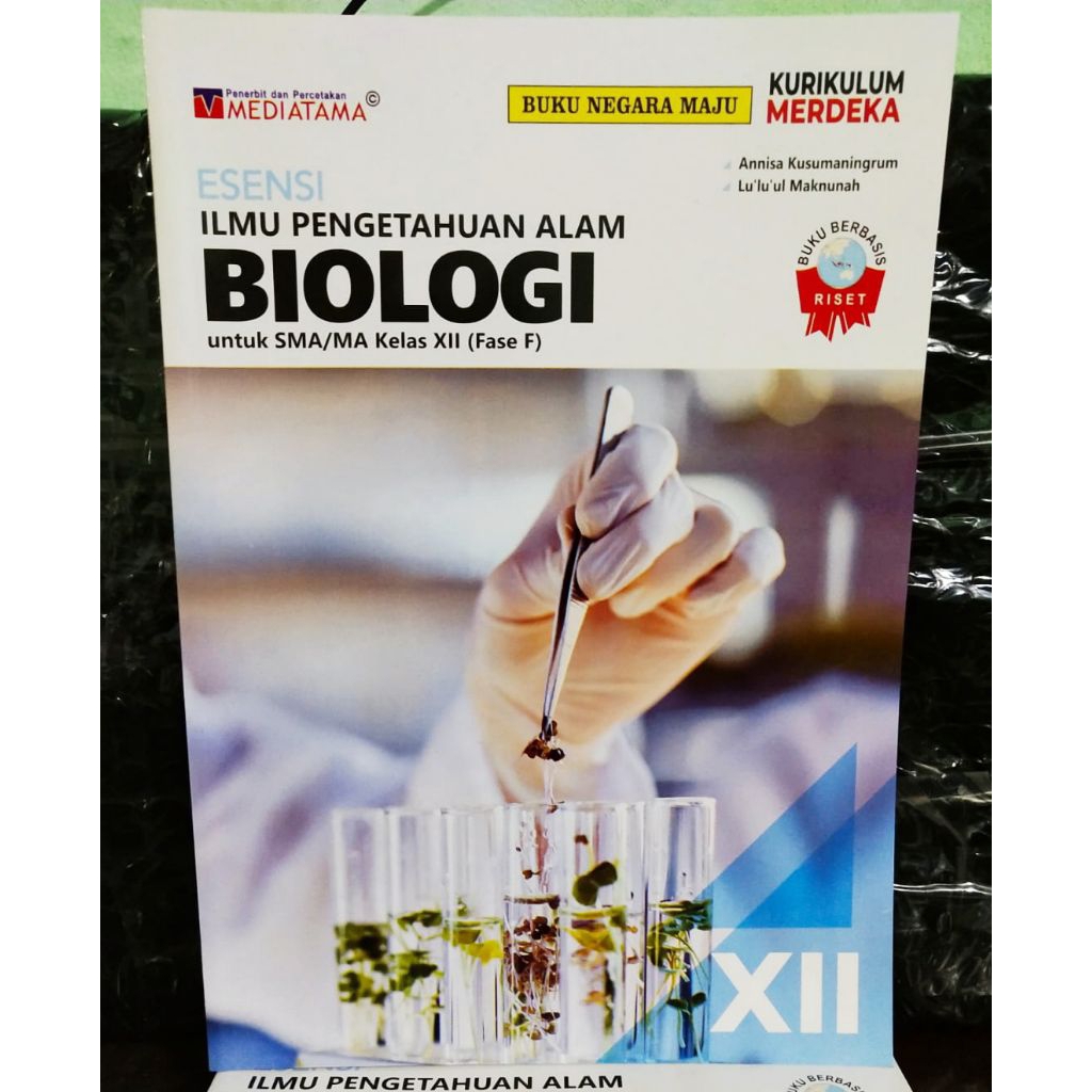 Buku Esensi Biologi Kelas 12 SMA Kurikulum Merdeka Mediatama