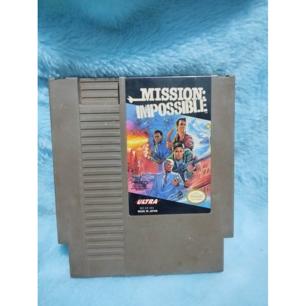 kaset nintendo nes original mission impossible