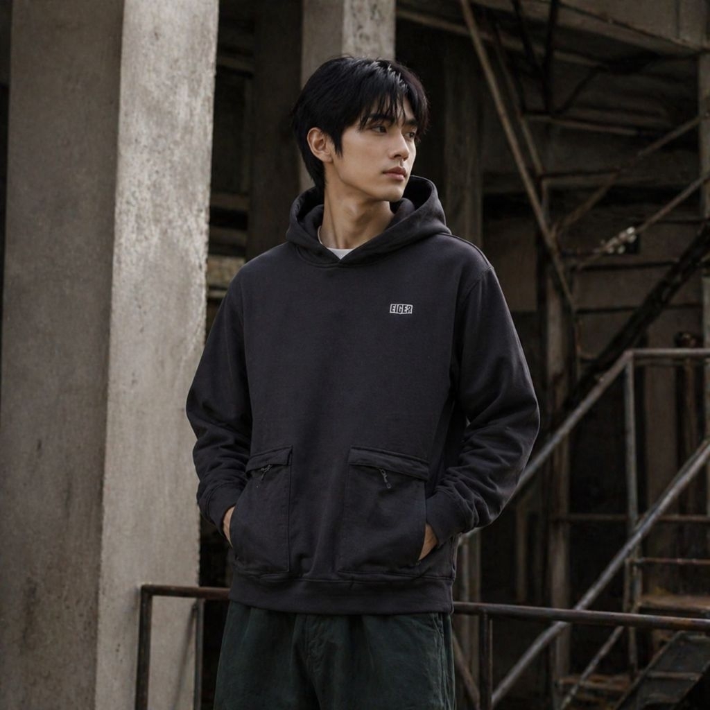EIGER Hillwander Hoodie Sweater (Size L) Bekas