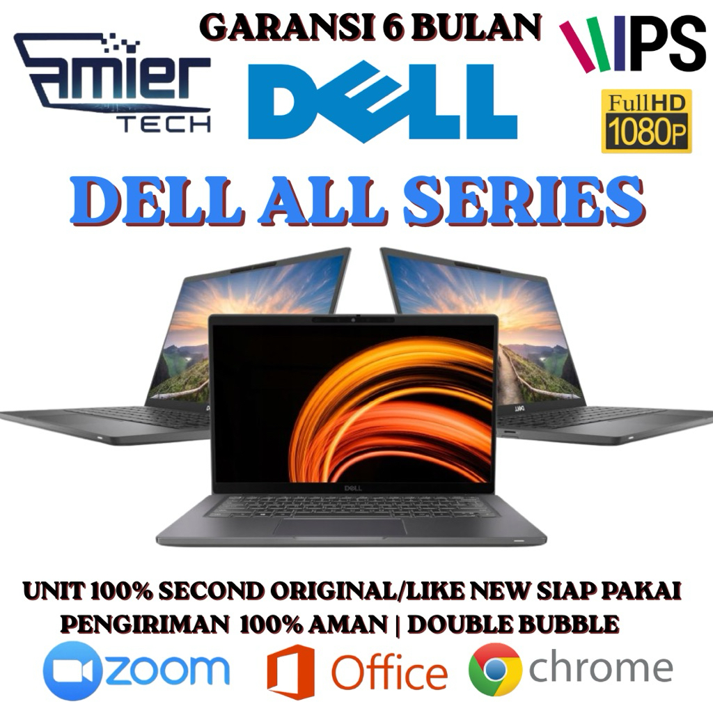 LAPTOP DELL ALL SERIES i5/i7 BERGARASI 6 BULAN