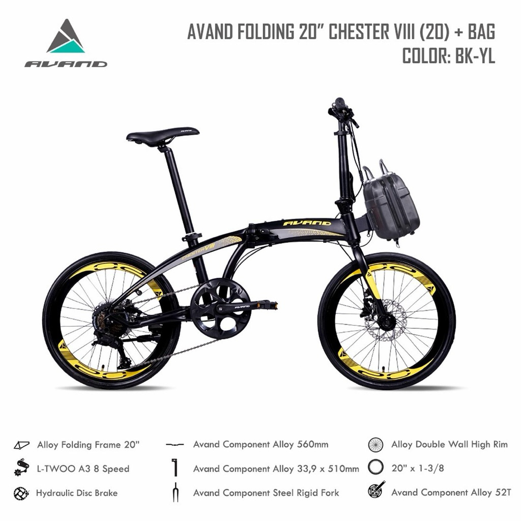 SEPEDA 20 LIPAT UNITED AVAND CHESTER VII