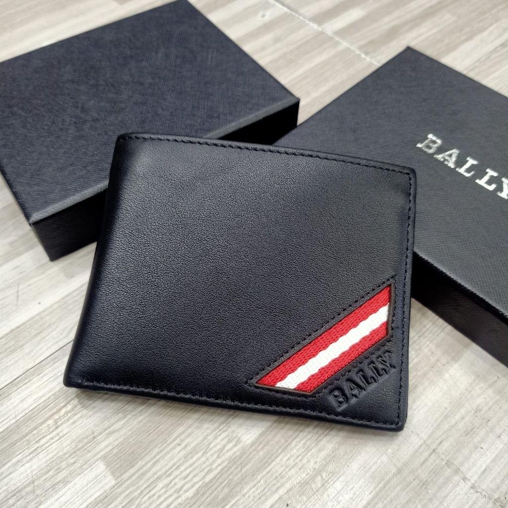 Dompet Bally Men Wallet Dompet Lipat premium Quality